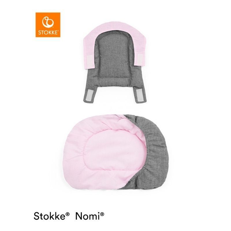 Stokke Nomi παιδικό μαξιλάρι για το κάθισμα φαγητού, Grey Pink